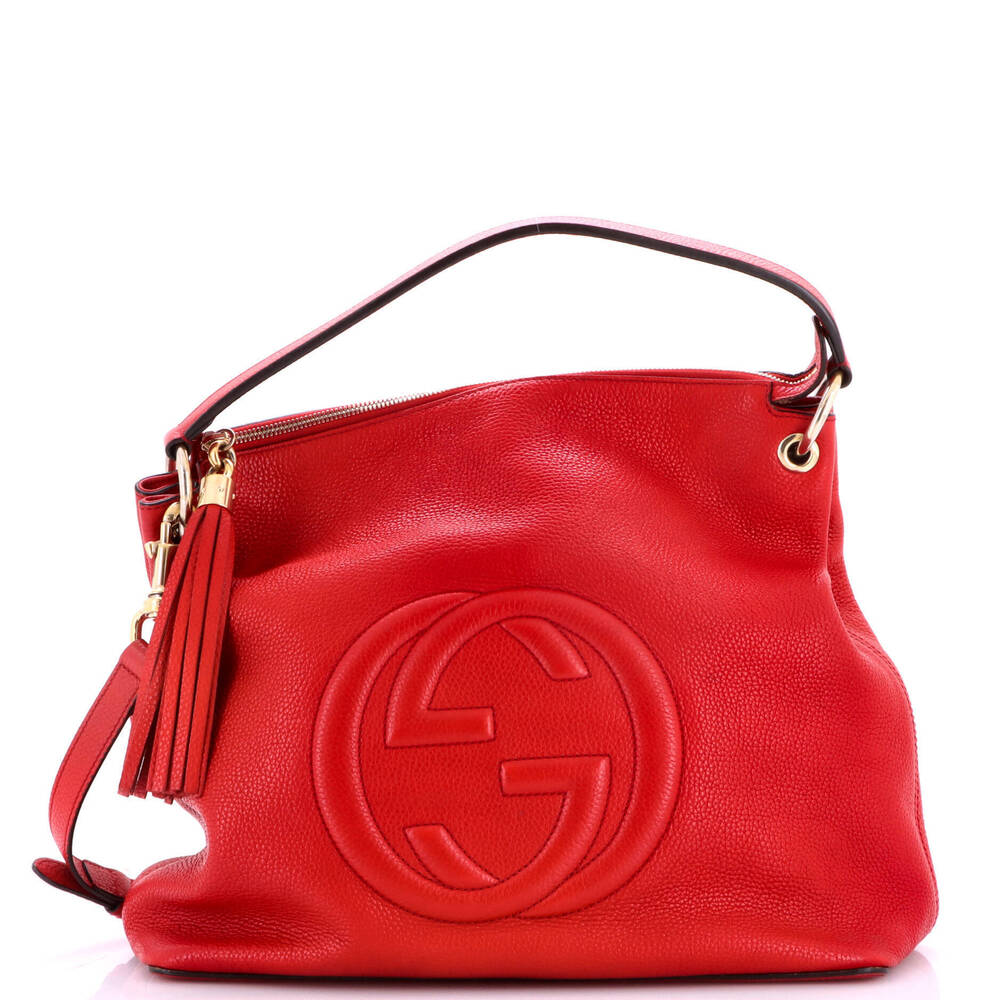 Gucci Large Soho Convertible Hobo Leather